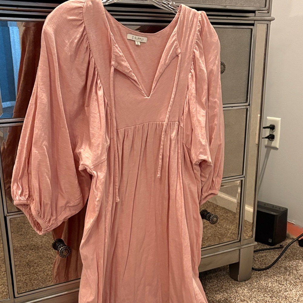 Z Supply Dusty Pink Mini Dress Size Small